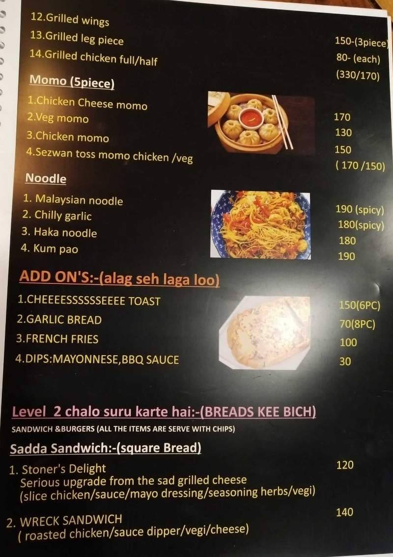 Menu at The Fat Chicken, Agartala, Mantribari Rd
