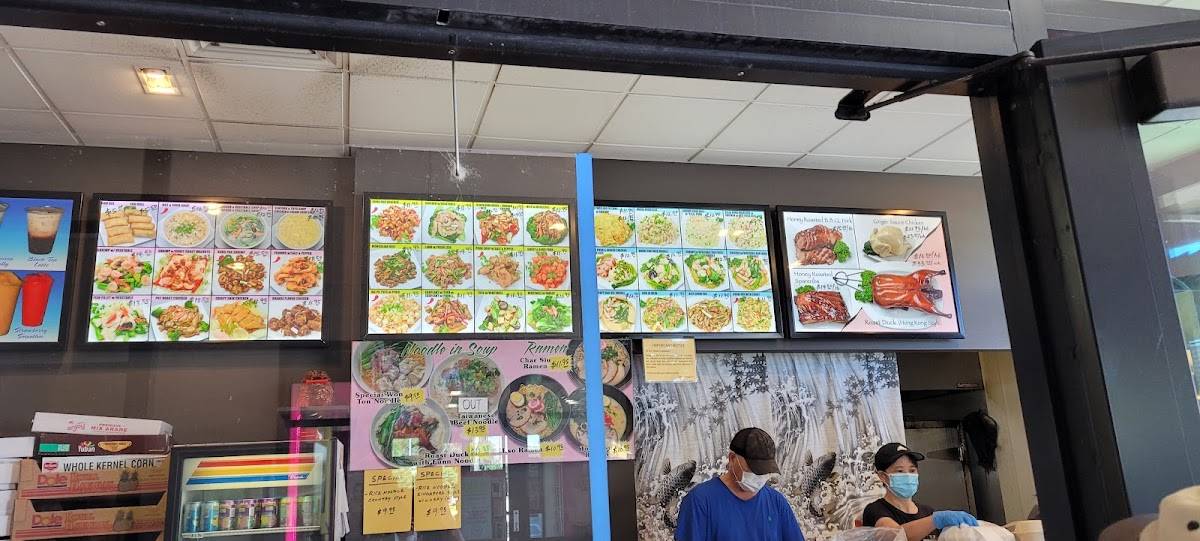 Menu at Asian Mix fast food, Honolulu, 1234 S Beretania St.