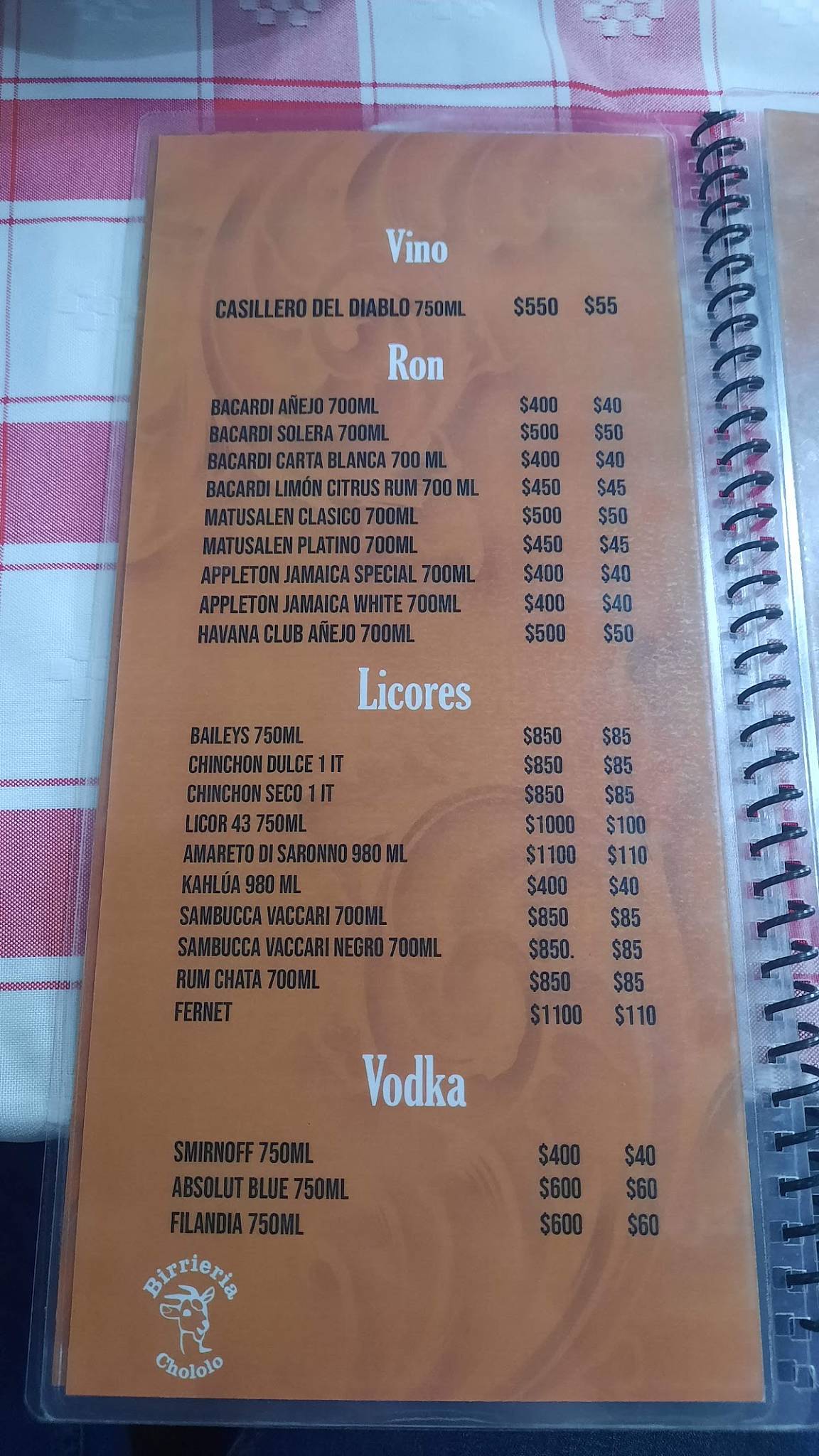 Carta Del Restaurante Birriería El Chololo, San Pedro Tlaquepaque ...