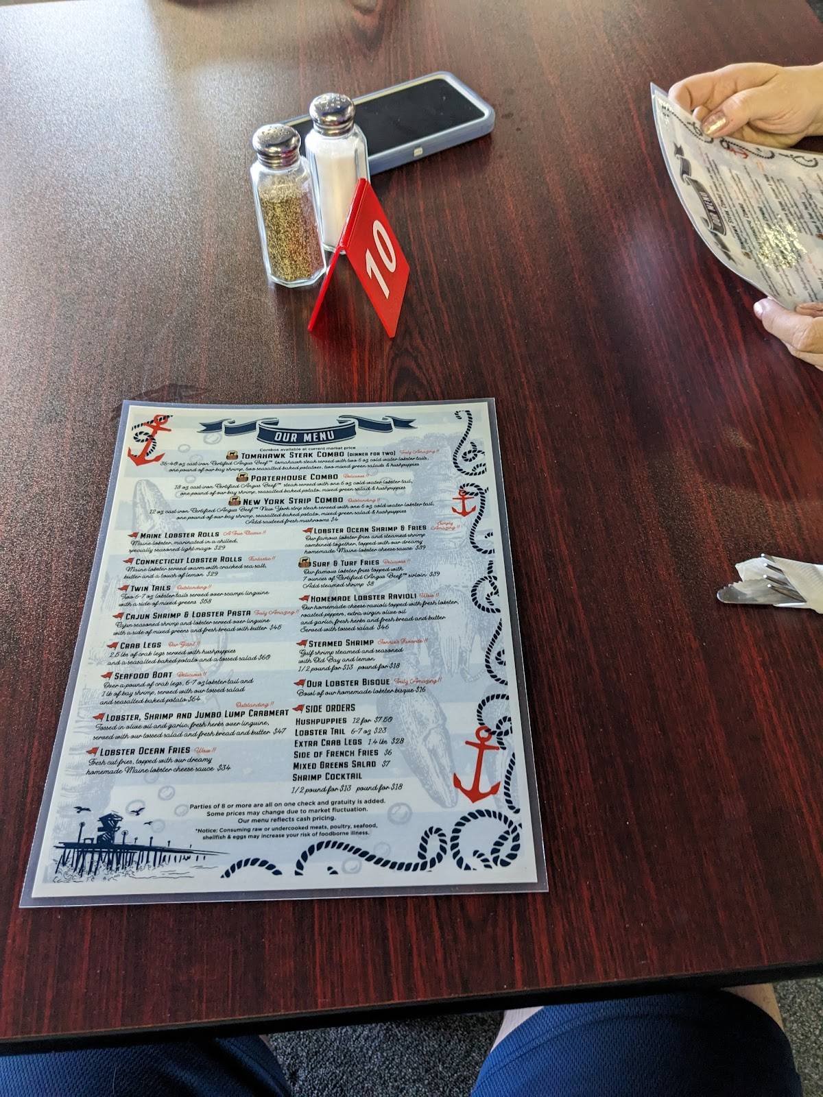 Menu at Brooklyns Lobster Shack At Bostons Harbor & Cape pizzeria