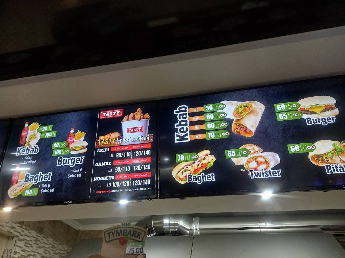 Speisekarte Von Tasty Kebab Chisinau Aleea Mircea Cel B Tr N