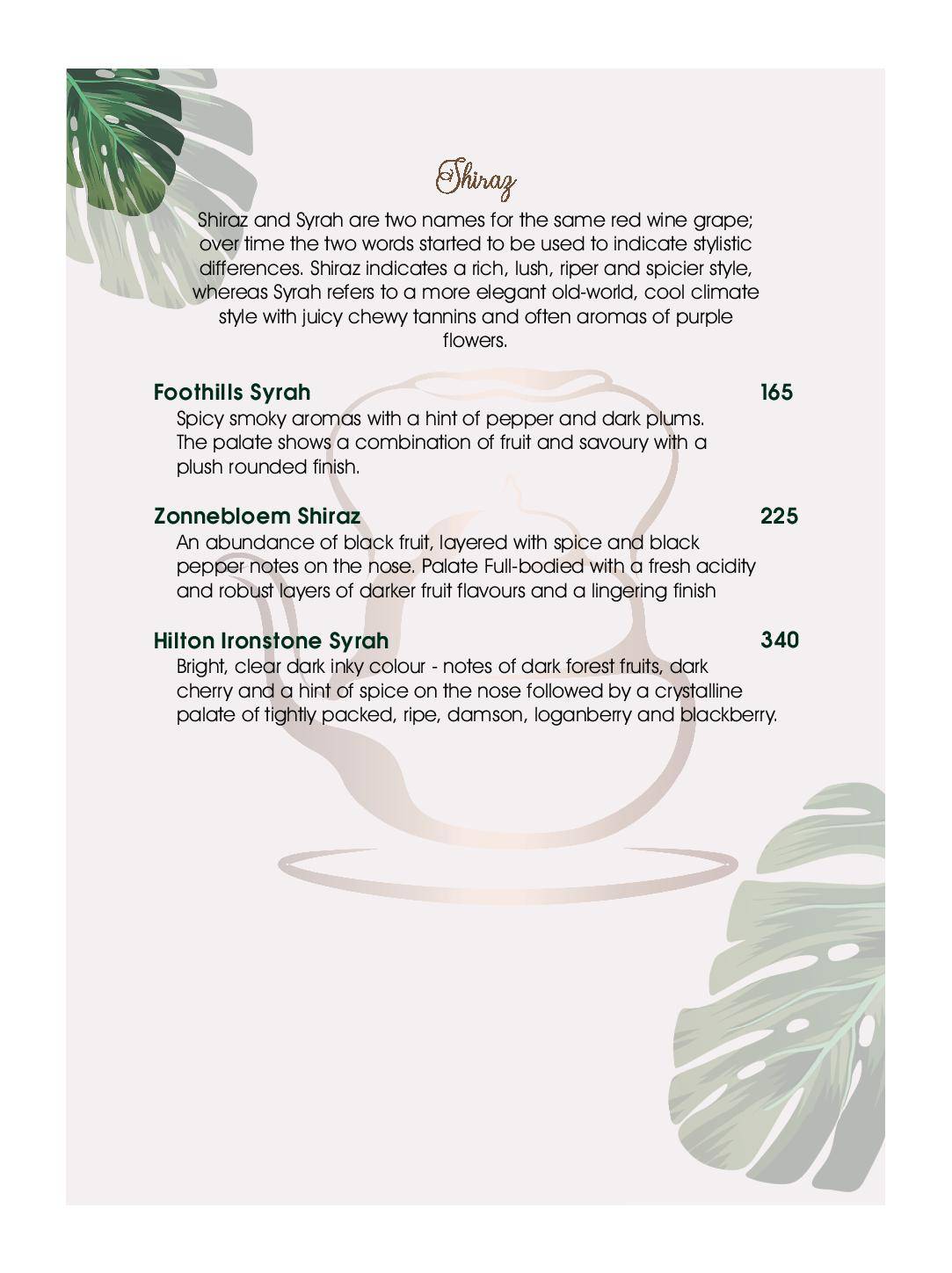 Menu at Copper Kettle Restaurant, Raithby
