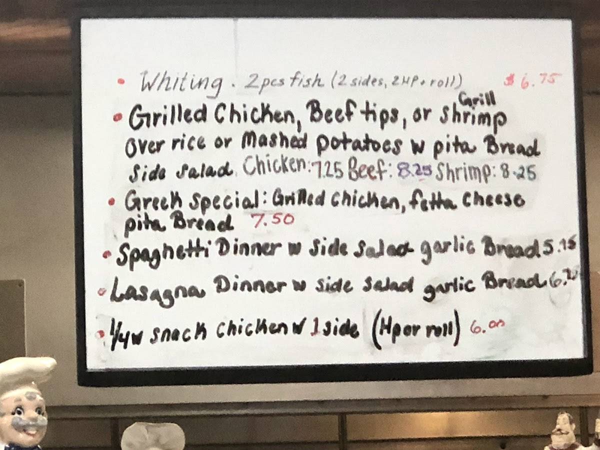 Menu at Dairy Dream Drive In restaurant,