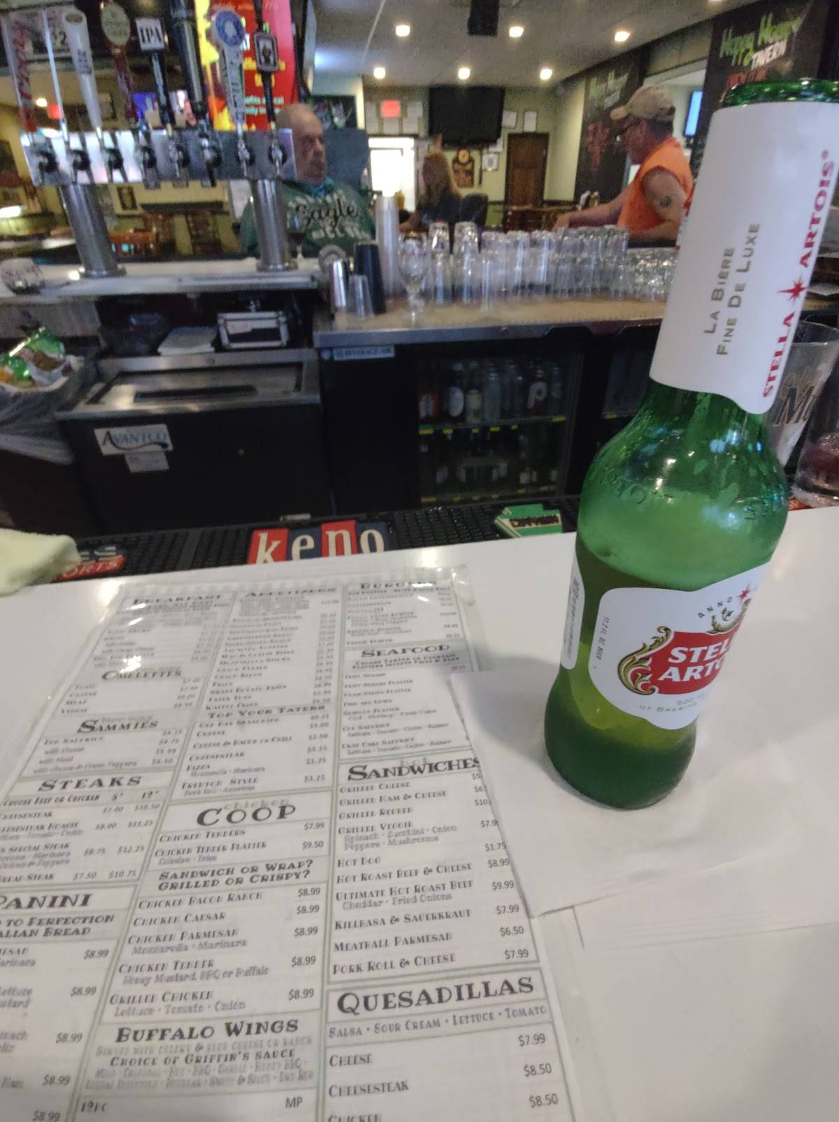 Menu at Dale's Deli restaurant, Levittown