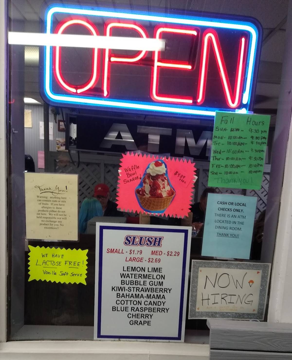 Menu at Dairy Creme Corner restaurant, Fairmont