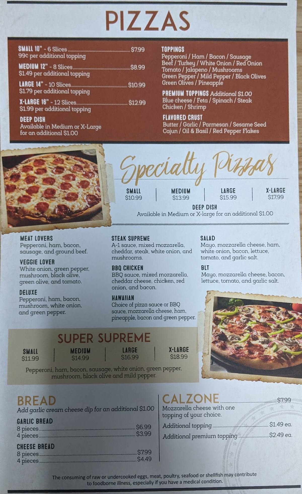 Menu at Fowlerville Farms Family Restaurant, Fowlerville