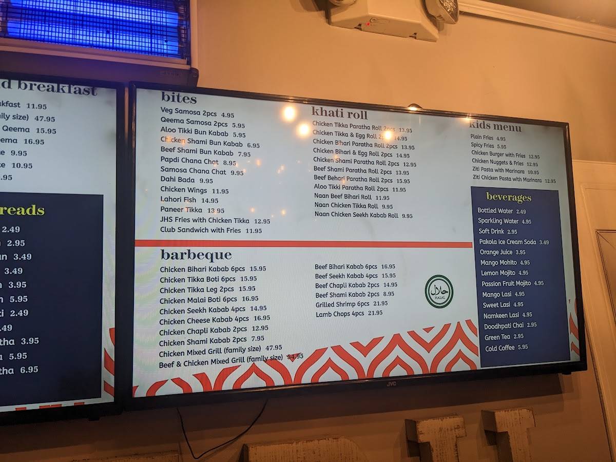 Menu at Good Food By Uzma restaurant, North Brunswick Township