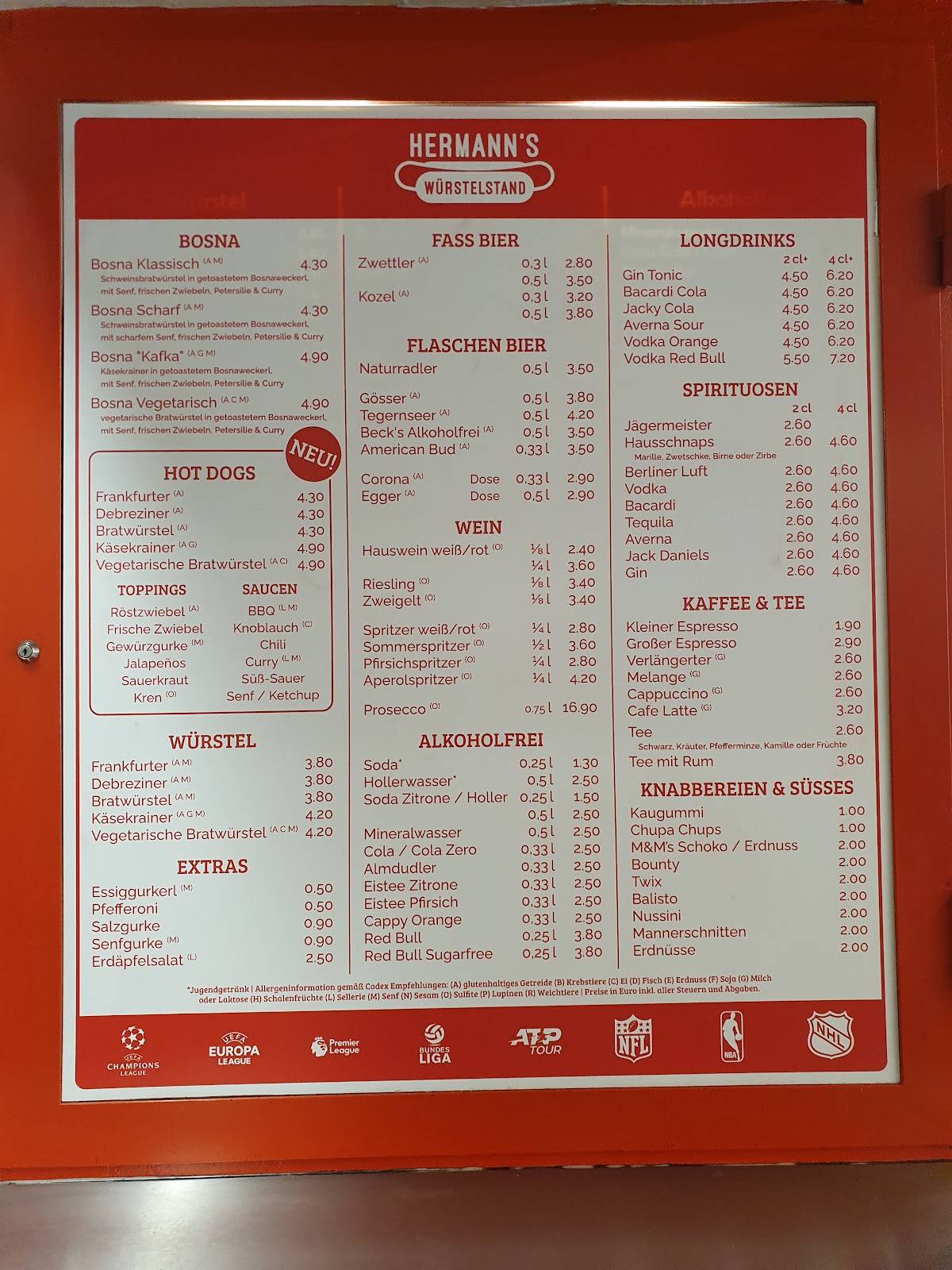 Speisekarte Von Hermann s W rstelstand Fast Food Wien speisekarte-von-hermann-s-w-rstelstand-fast-food-wien
