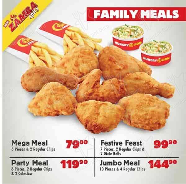 Menu At Hungry Lion Grabouw Restaurant Grabouw Cnr Oudebrug