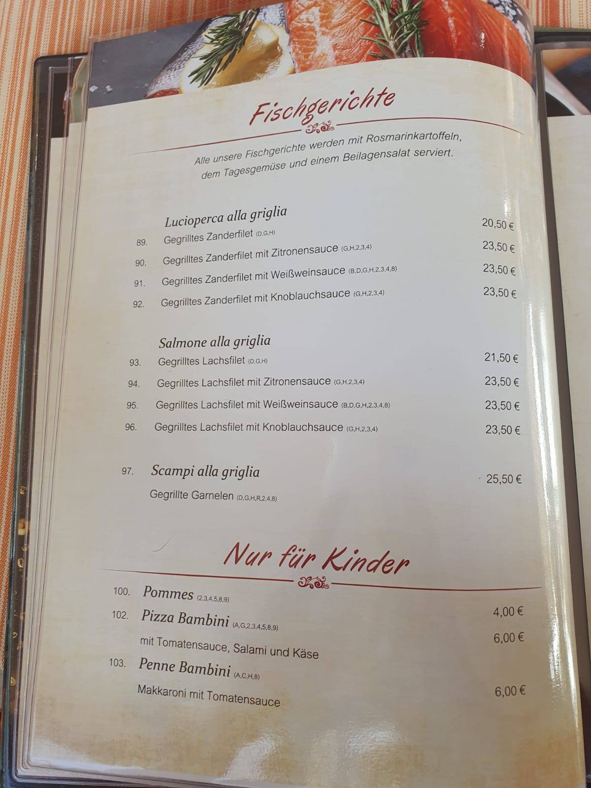 Speisekarte von Italienisches Restaurant "il Migliore", Hoyerswerda