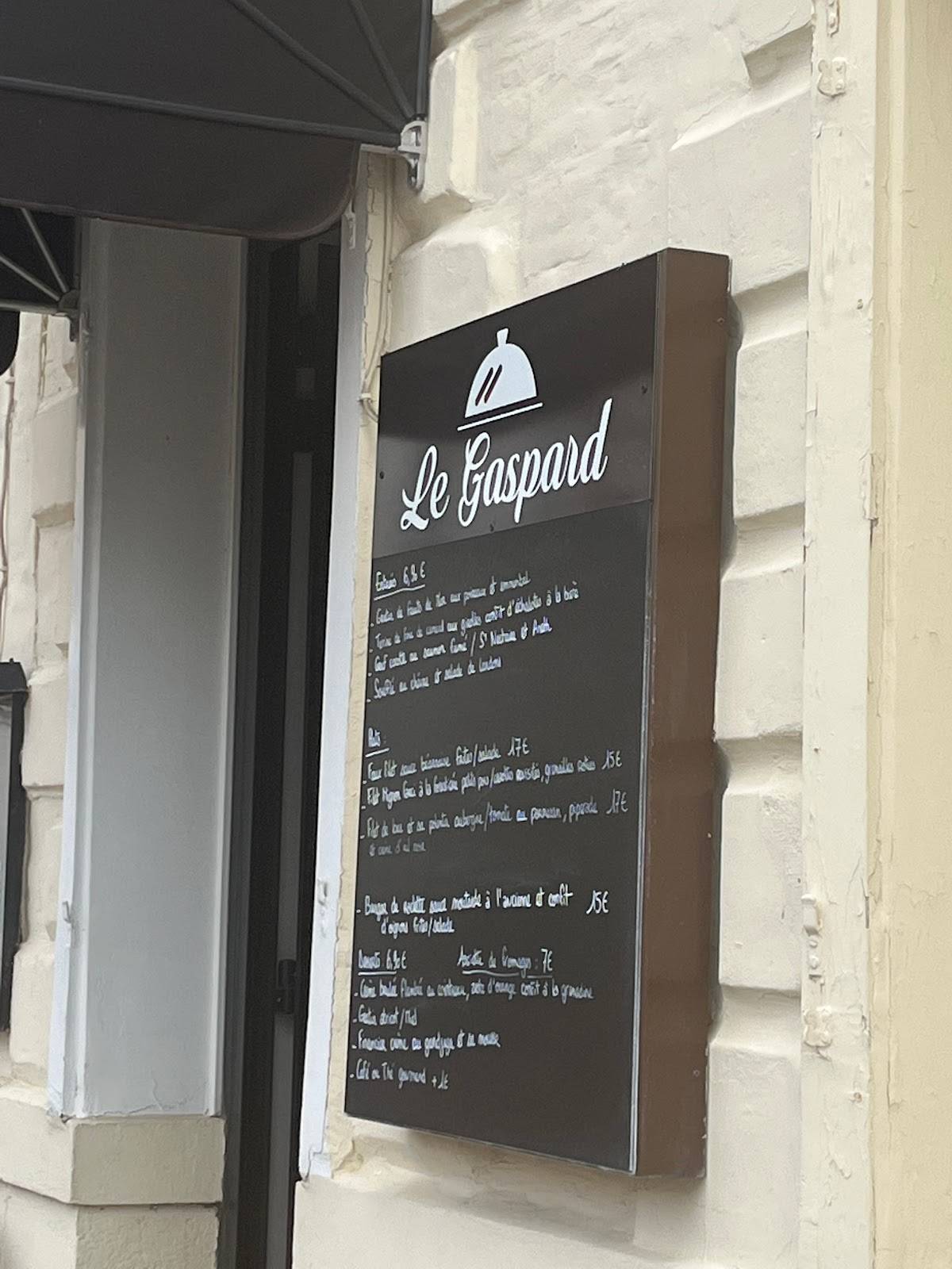 Menu At Le Gaspard Restaurant Doullens