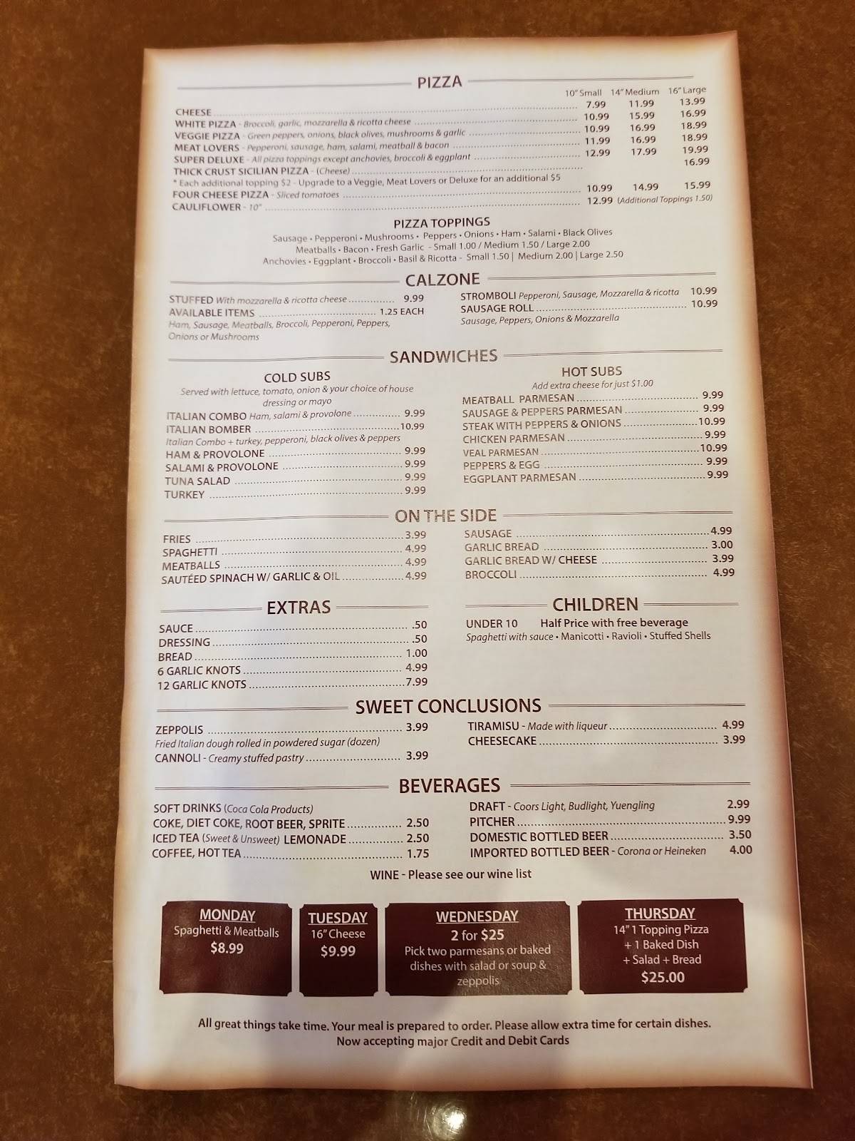 Menu At Little Joey S Pizza Italian Restaurant Ocala   Menu Little Joeys Pizza And Italian Restaurant Ocala 