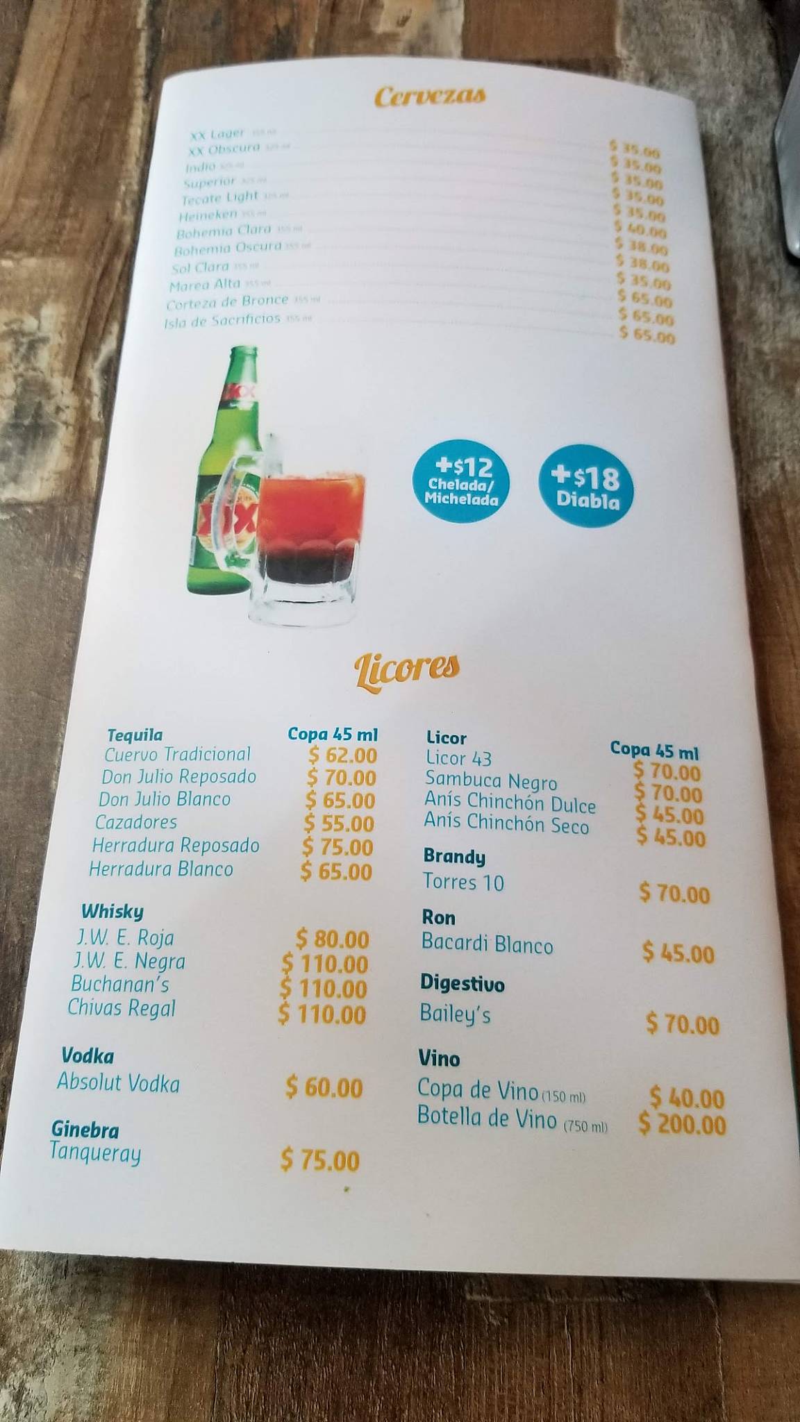 Carta del restaurante Los Giros Ruiz Cortines, Veracruz, Ruiz Cortines
