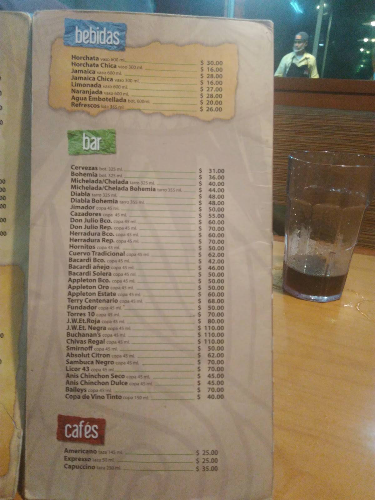 Carta del restaurante Los Giros Ruiz Cortines, Veracruz, Ruiz Cortines