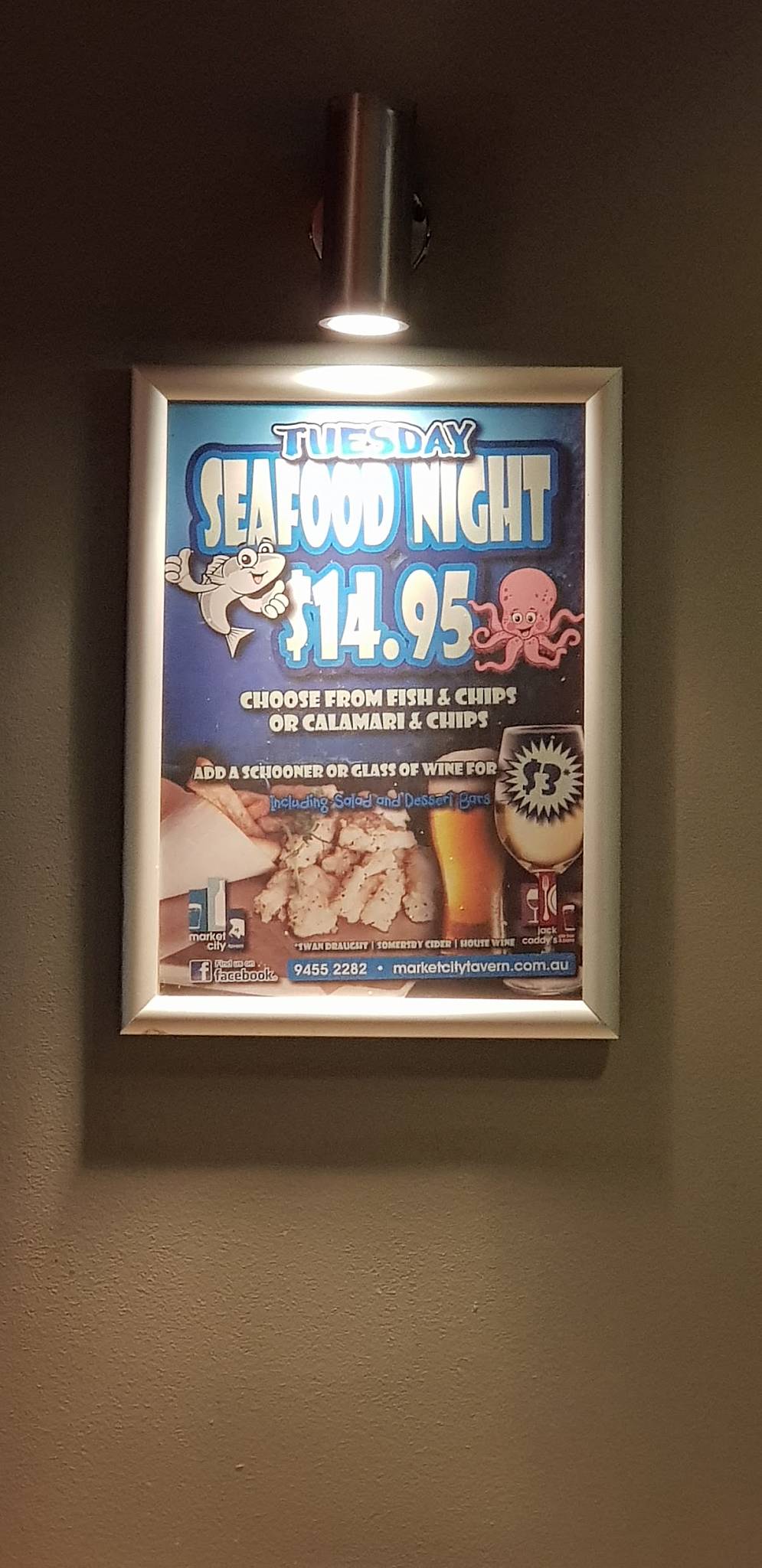 Menu at Market City Tavern pub & bar, Canning Vale