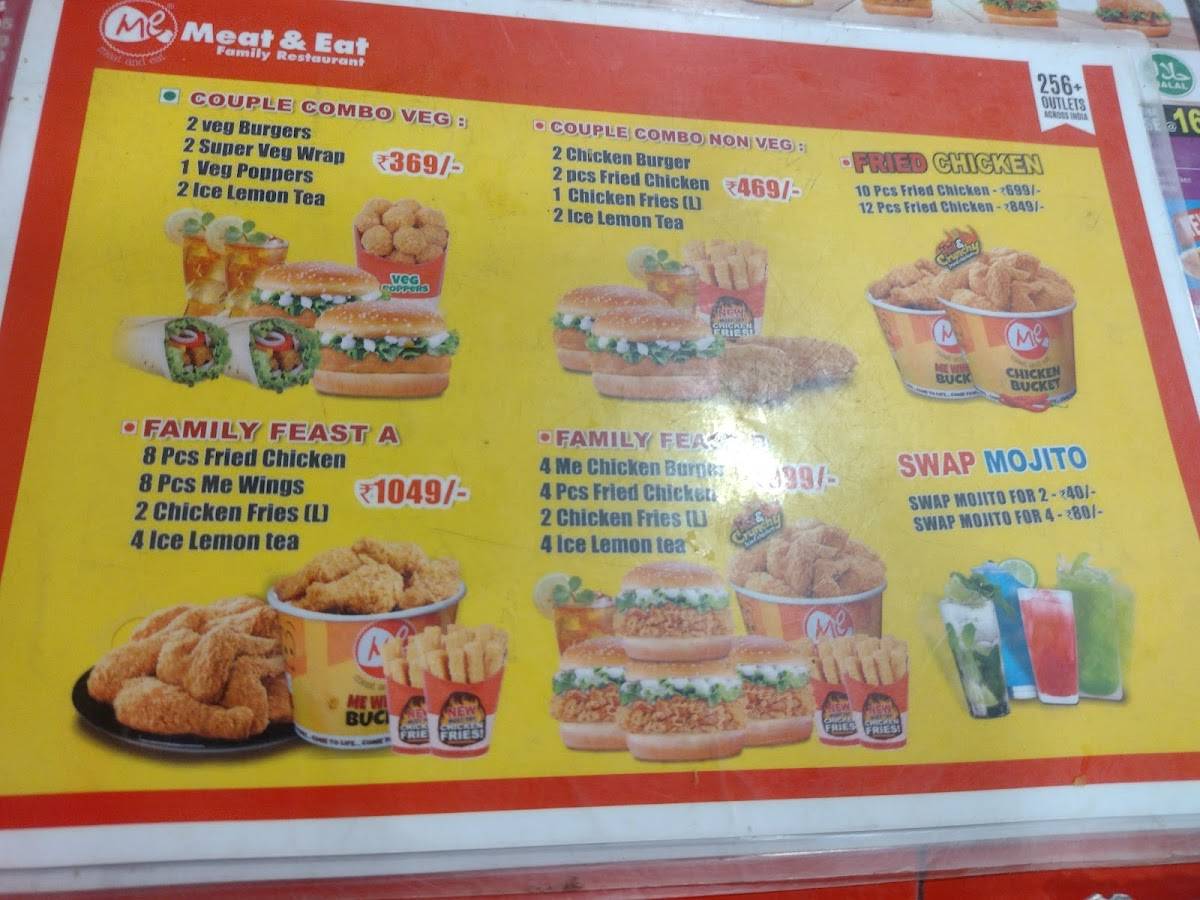 Menu at Meat and Eat, Theni, ward no15Boothipuram Road