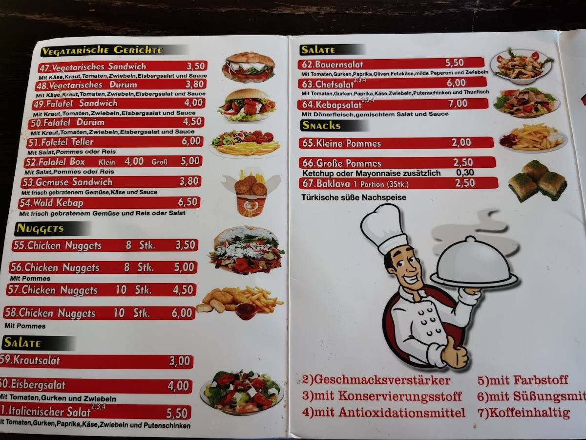 Speisekarte von City Star Döner Burger Haus Mainz restaurant, Mainz