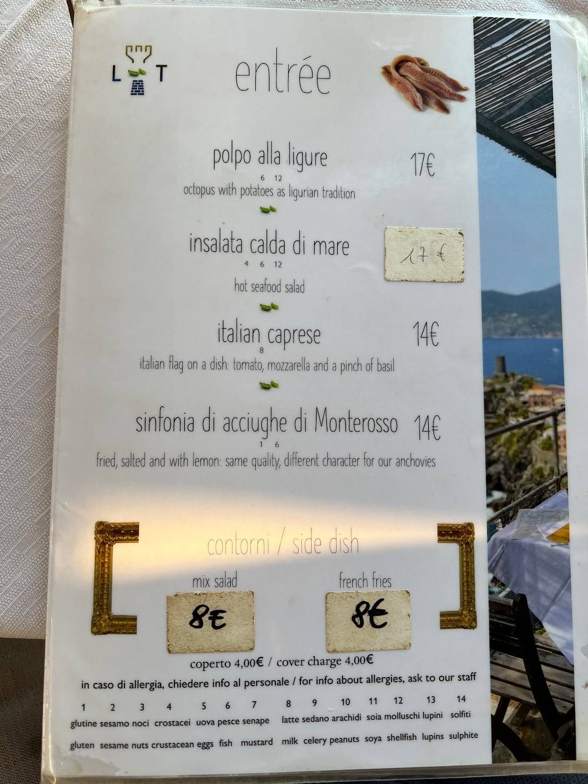 Ristorante La Torre From Mülheim Menu – OVPAJR