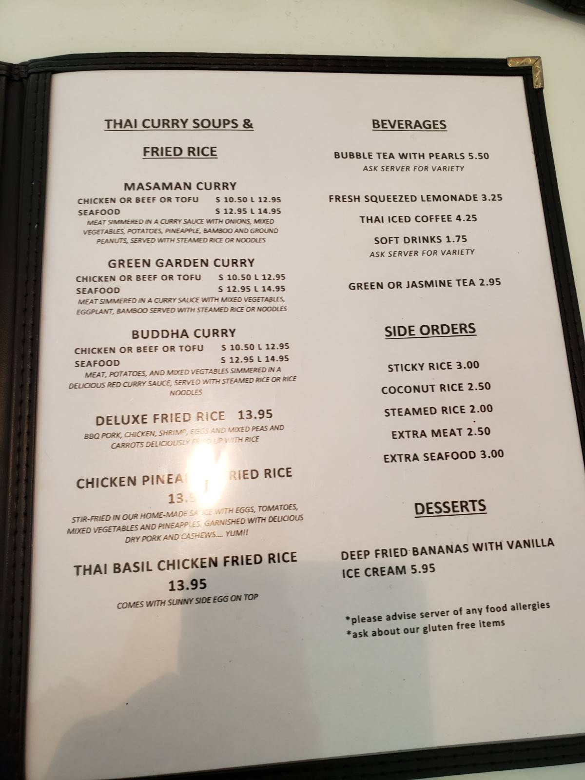 Menu at Thai on 59 restaurant, Ile des Chênes, 12597 Meadowlark Blvd