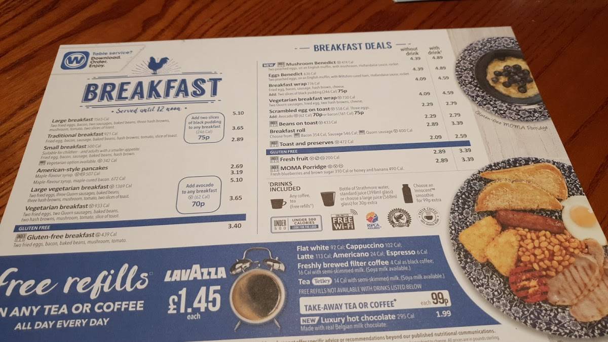 Menu at The Catherine Wheel JD Wetherspoon pub & bar, HenleyonThames