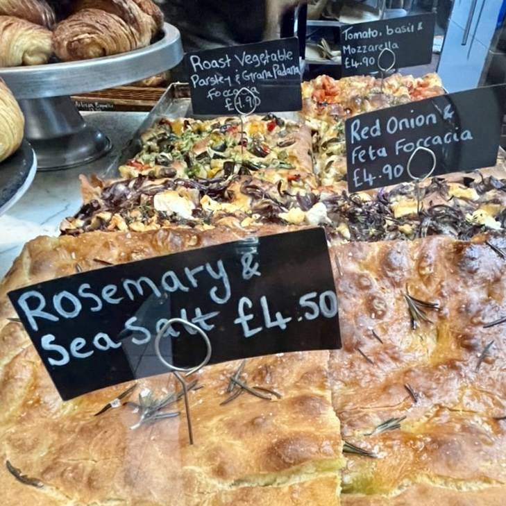 Menu at The Earth's Crust Bakery, Castle Douglas