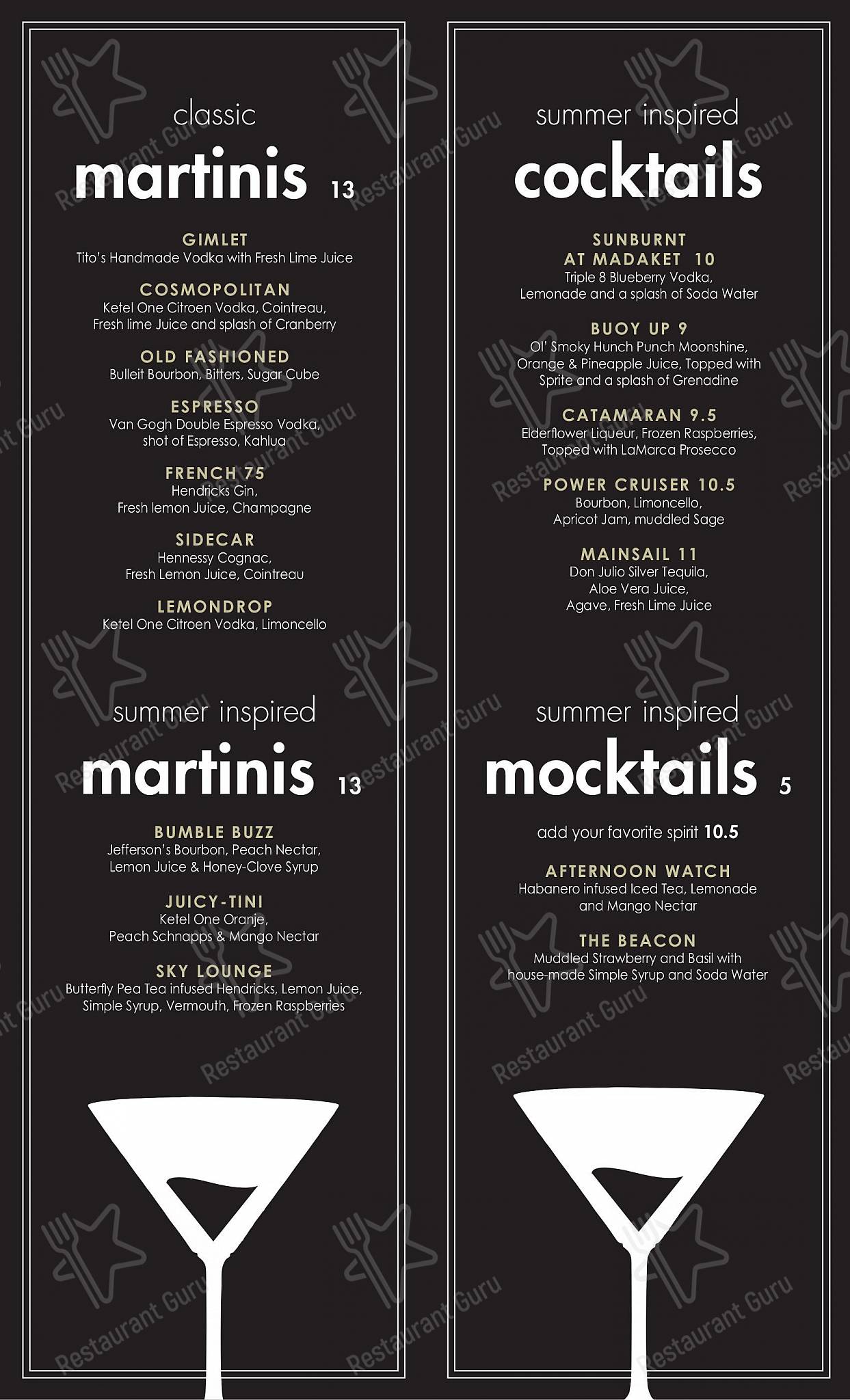 Menu at The Mick pub & bar, Holyoke