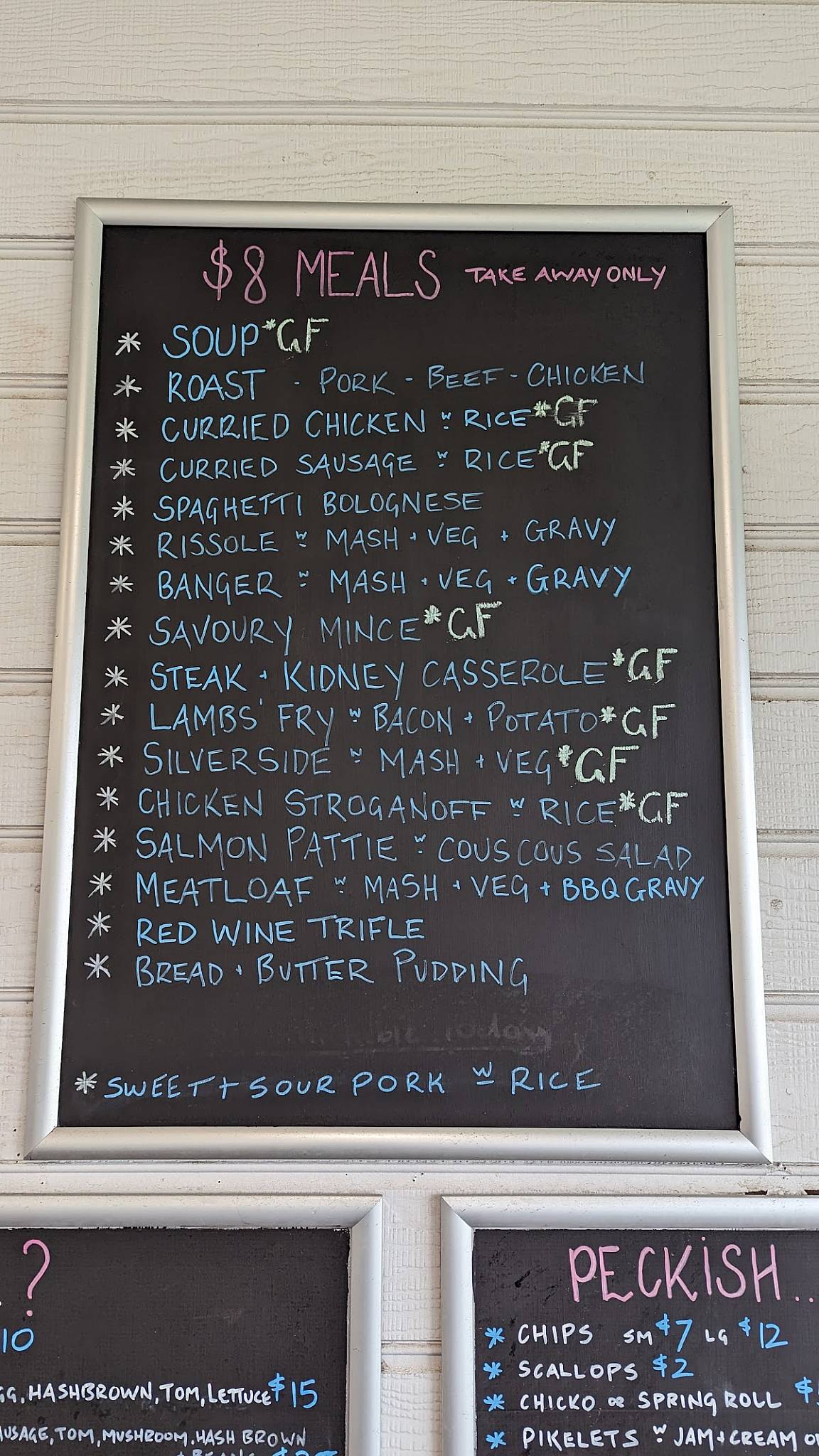 Menu at The Pantry Corrimal cafe, East Corrimal