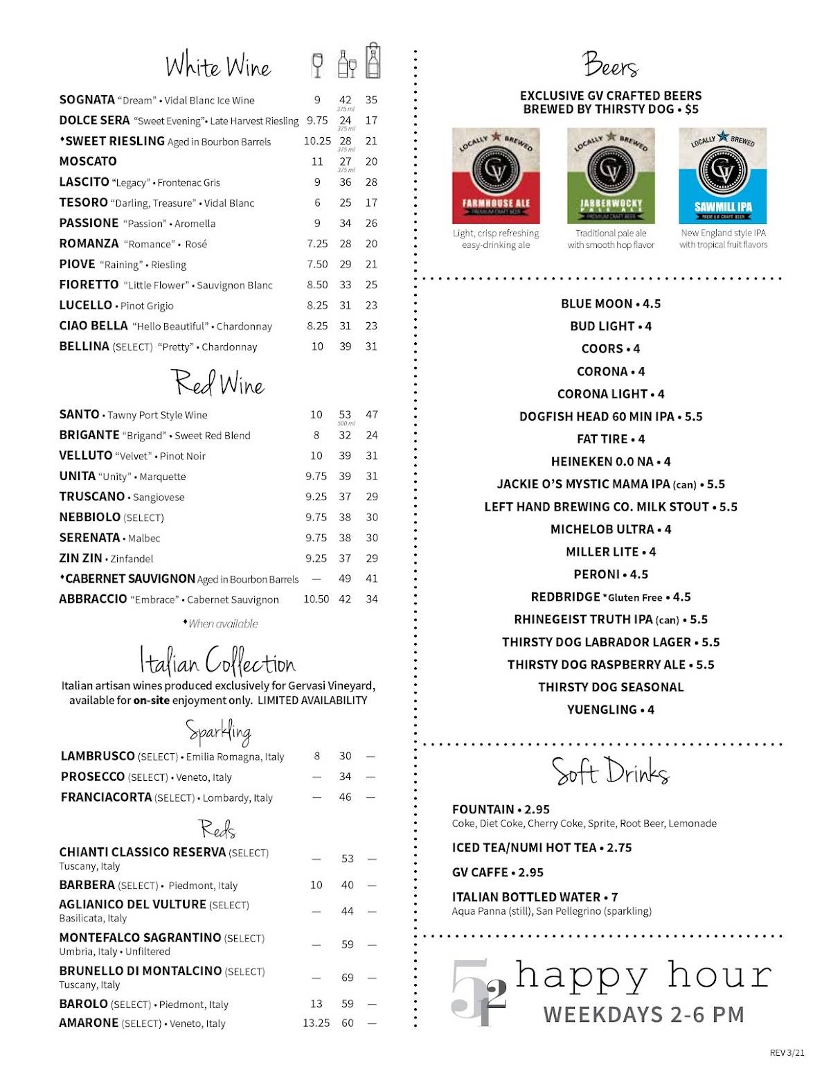 Menu at The Twisted Olive pub & bar, Green