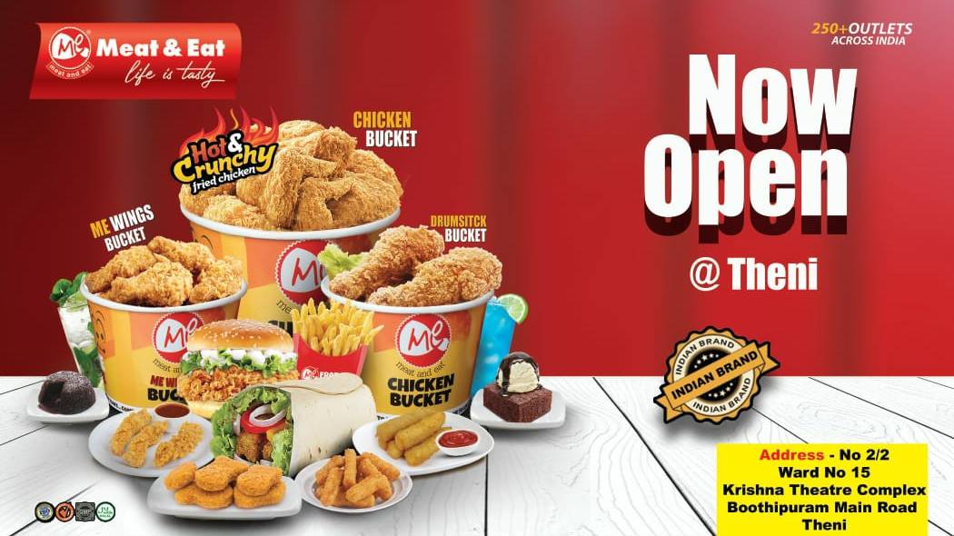 Menu at Meat and Eat, Theni, ward no15Boothipuram Road