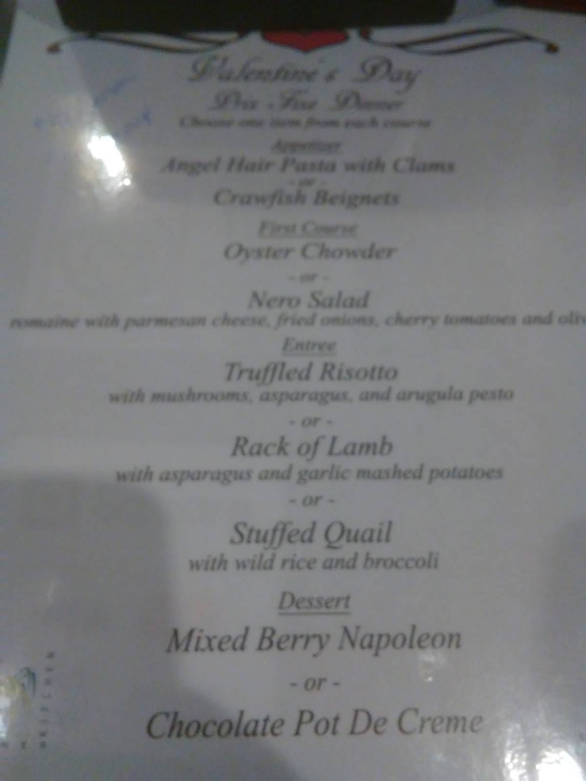 Menu at 101 on Main Eatery and Pub (formerly Corner Kitchen), Blackstone