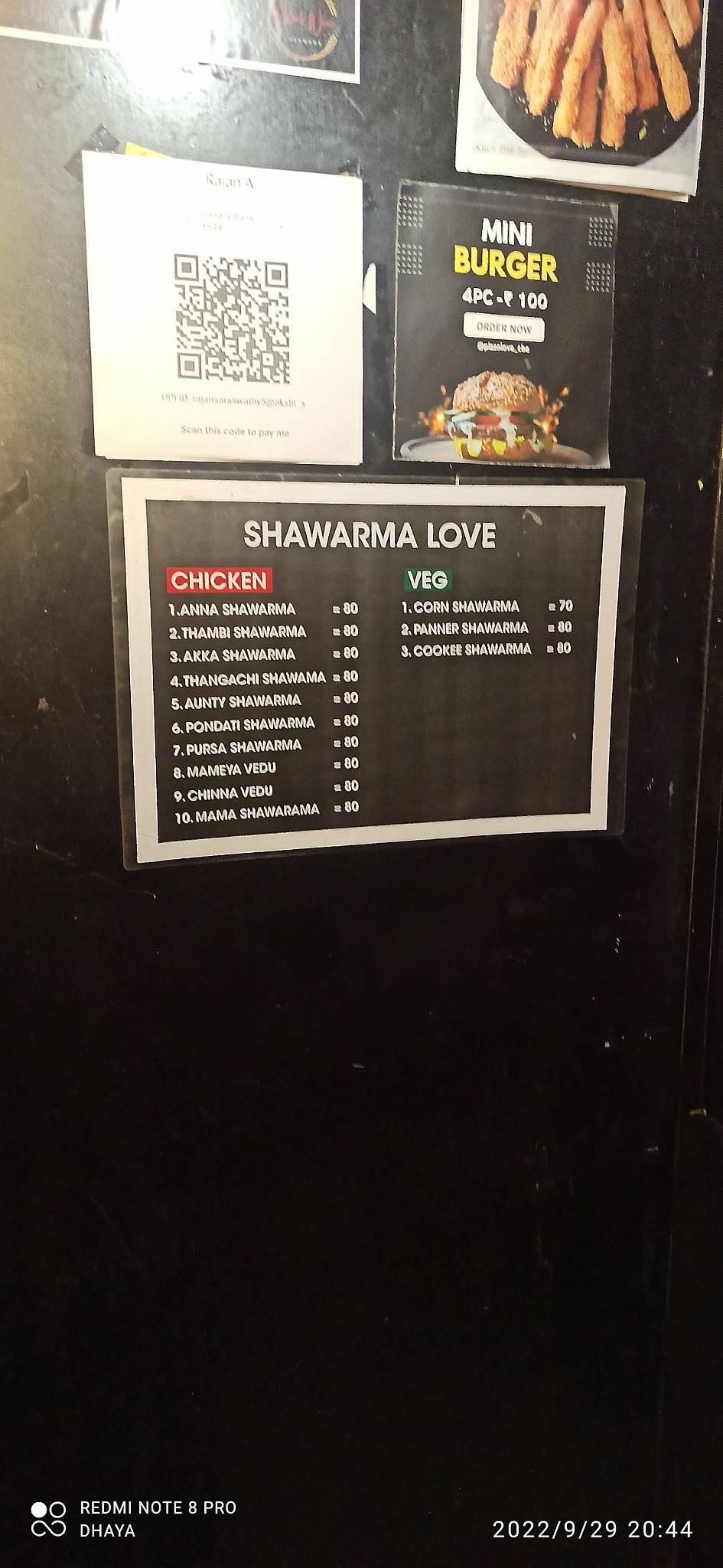 Menu at PIZZA LOVE, Coimbatore
