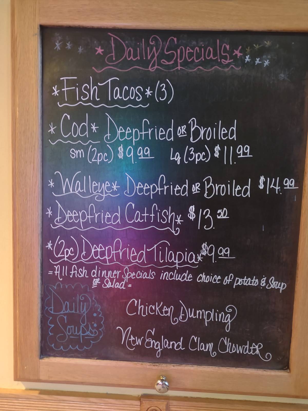 Menu at Chequamegon Family Restaurant, Ashland, 620 Lake Shore Dr E