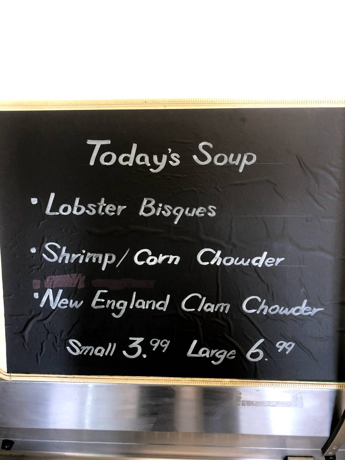 Menu at Lobster Claw & Deli fast food, East Norriton