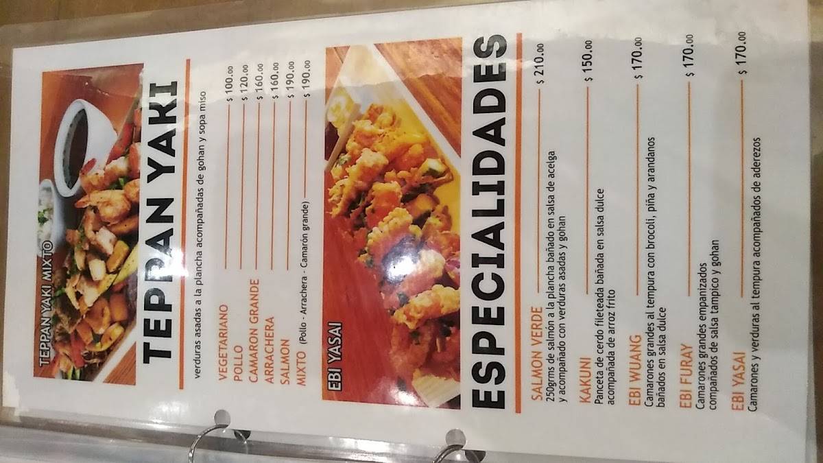 Carta del restaurante Sushi-inari, San Luis Potosi, Av Himno Nacional 4175C