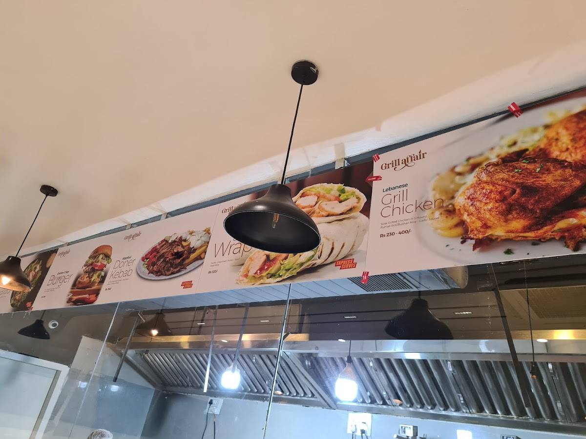 Menu at Grill Affair, Hyderabad, Rd Number 36