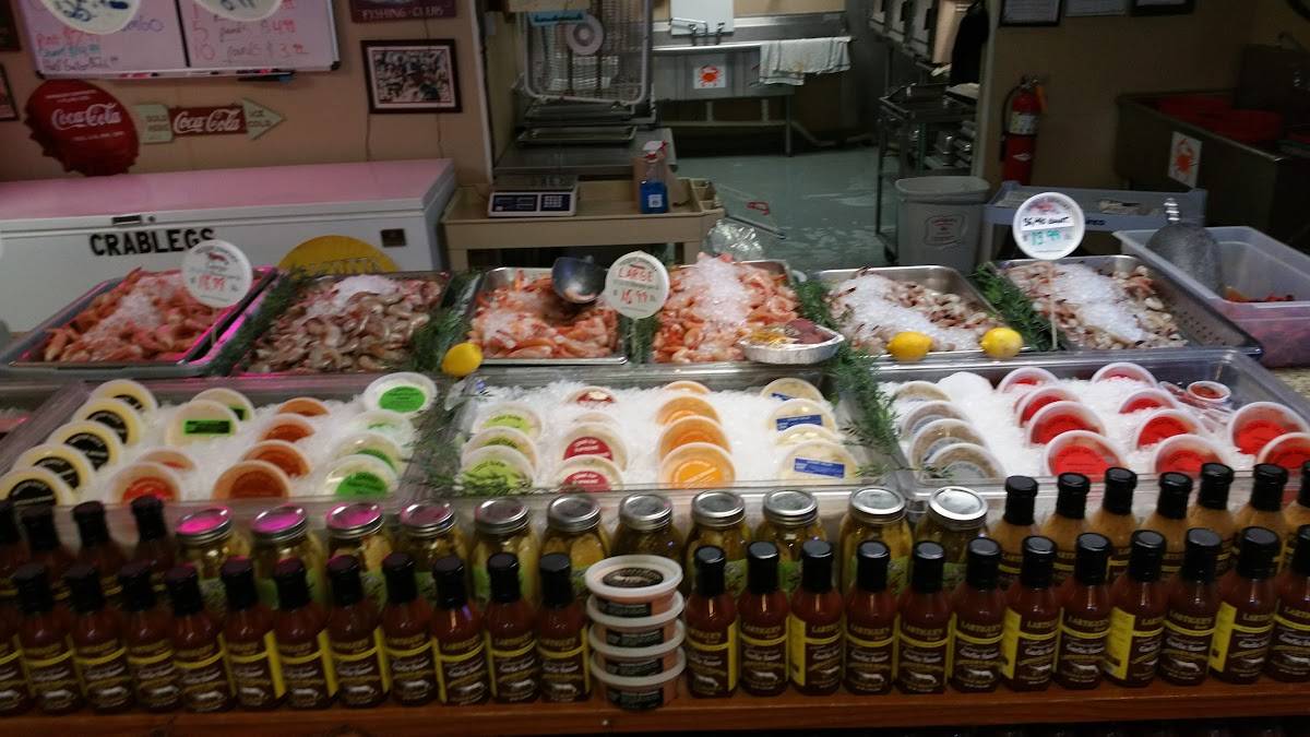 Menu at Lartigue's Original Fresh Seafood Market restaurant, Orange Beach