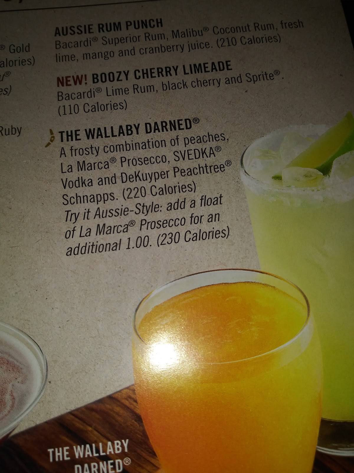 Menu at Outback Steakhouse, Fort Worth, Bryant Irvin Rd