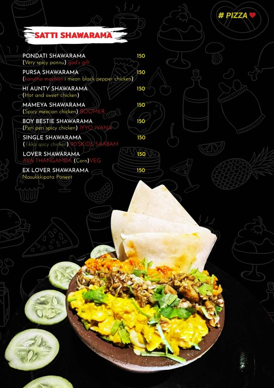 Menu at PIZZA LOVE, Coimbatore