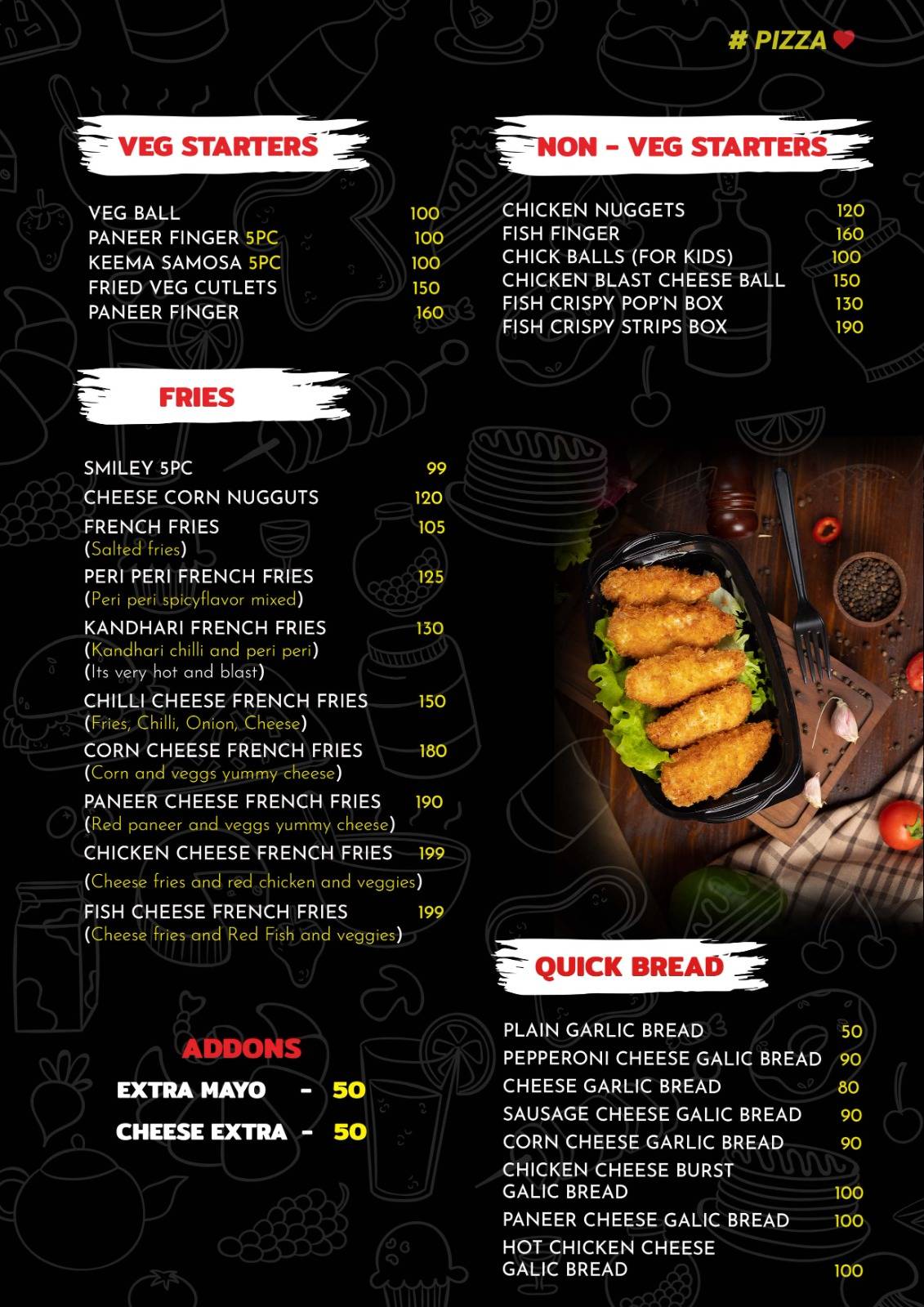 Menu at PIZZA LOVE, Coimbatore
