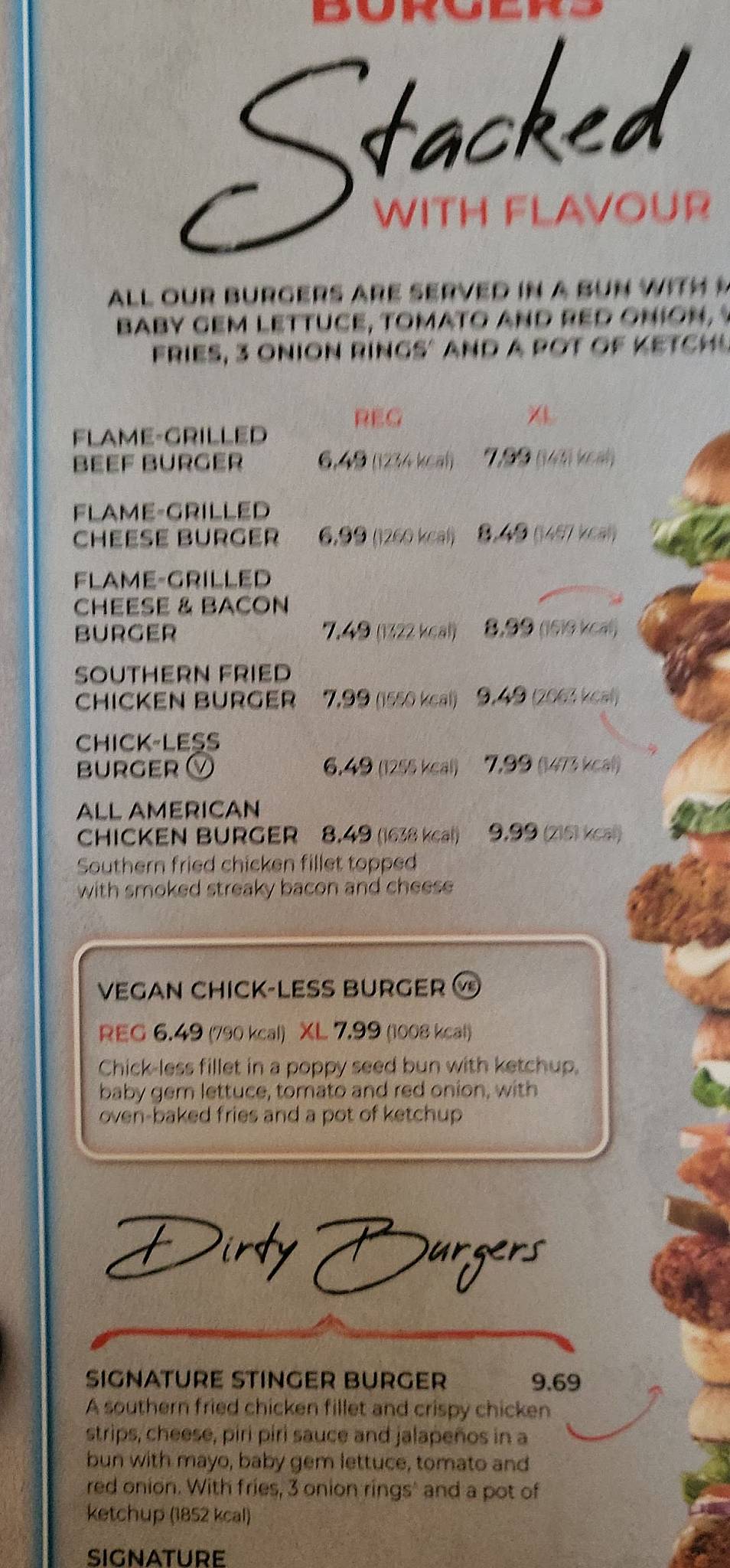 Menu at Pack Horse pub & bar, Burnopfield