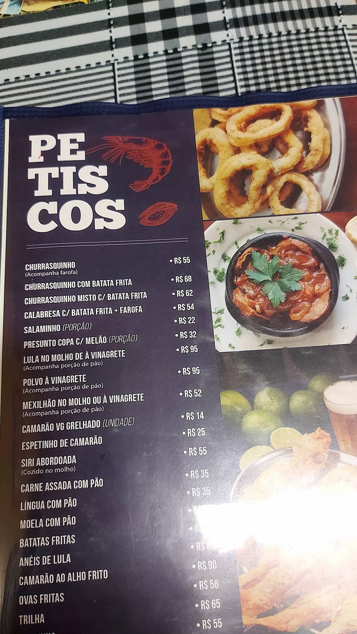 Menu em Caneco Gelado do Mário pub Bar Niterói Rua Visconde Do Uruguai