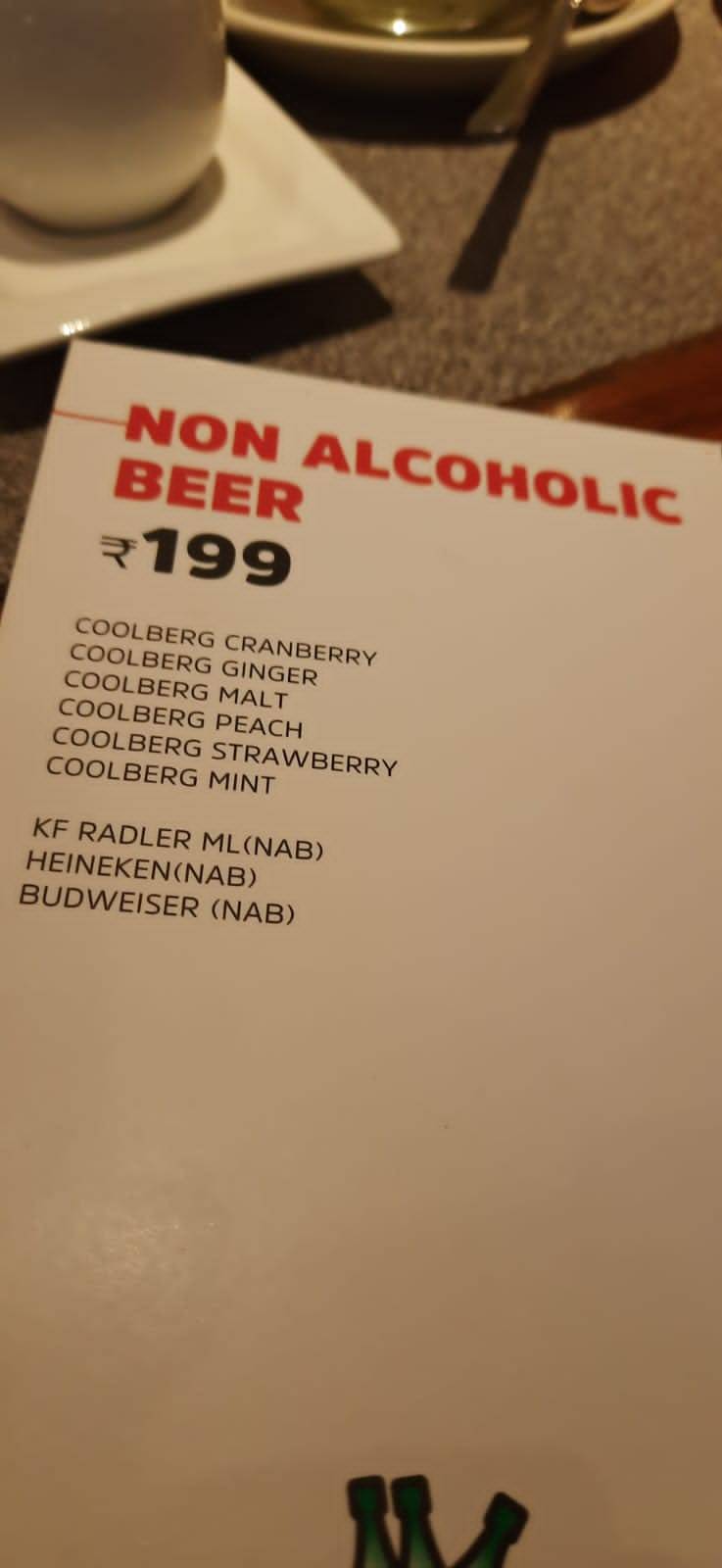 Menu at Barbeque Nation Erode Perundurai Road, Erode