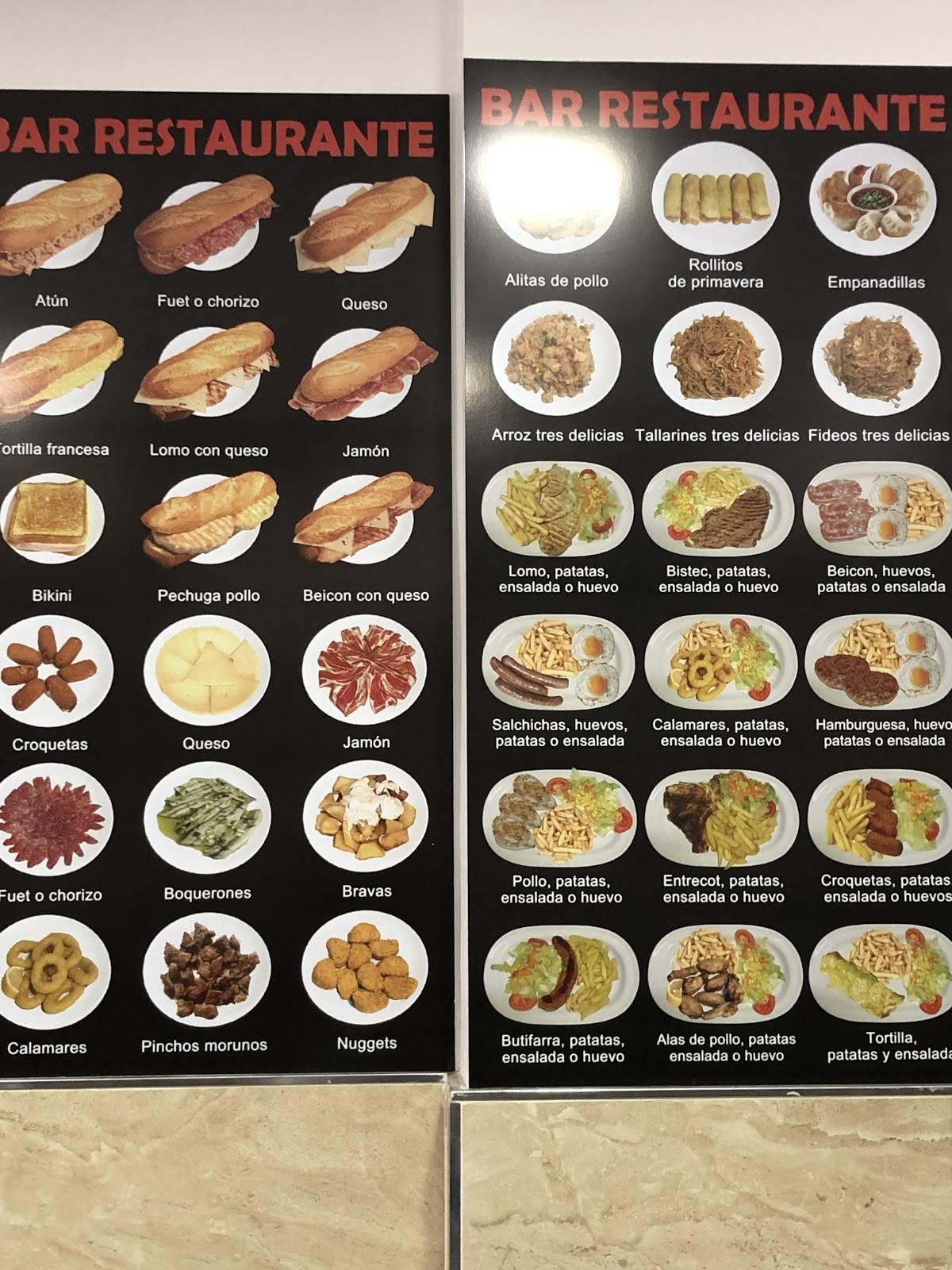 Carta de Restaurant La Colla Cerveseria Bar. Tapes, Barcelona