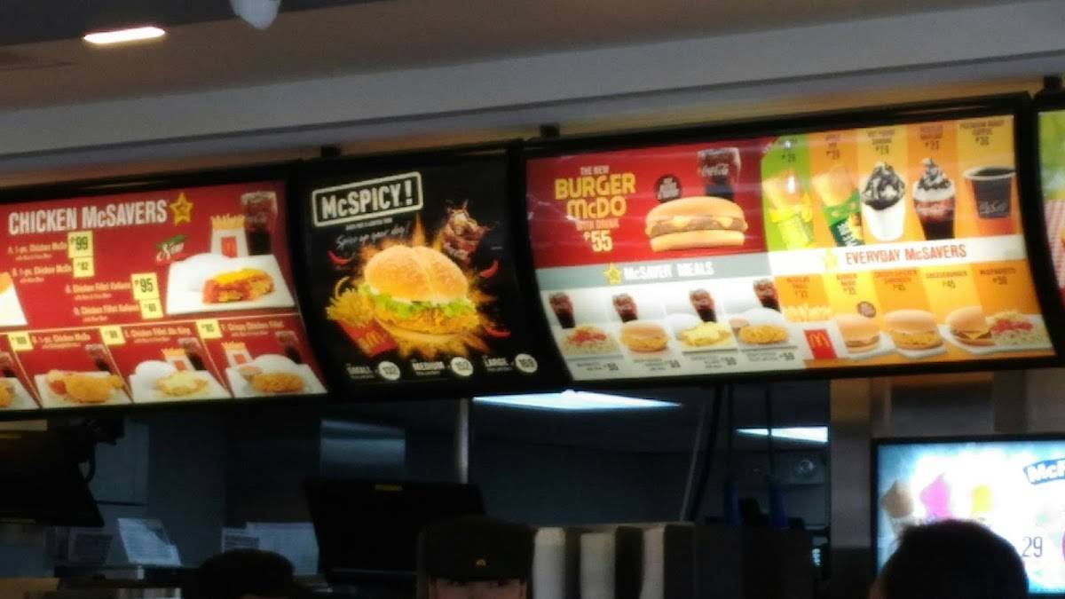 Menu at McDonald's Tacloban Real restaurant, Tacloban City, Avenida ...