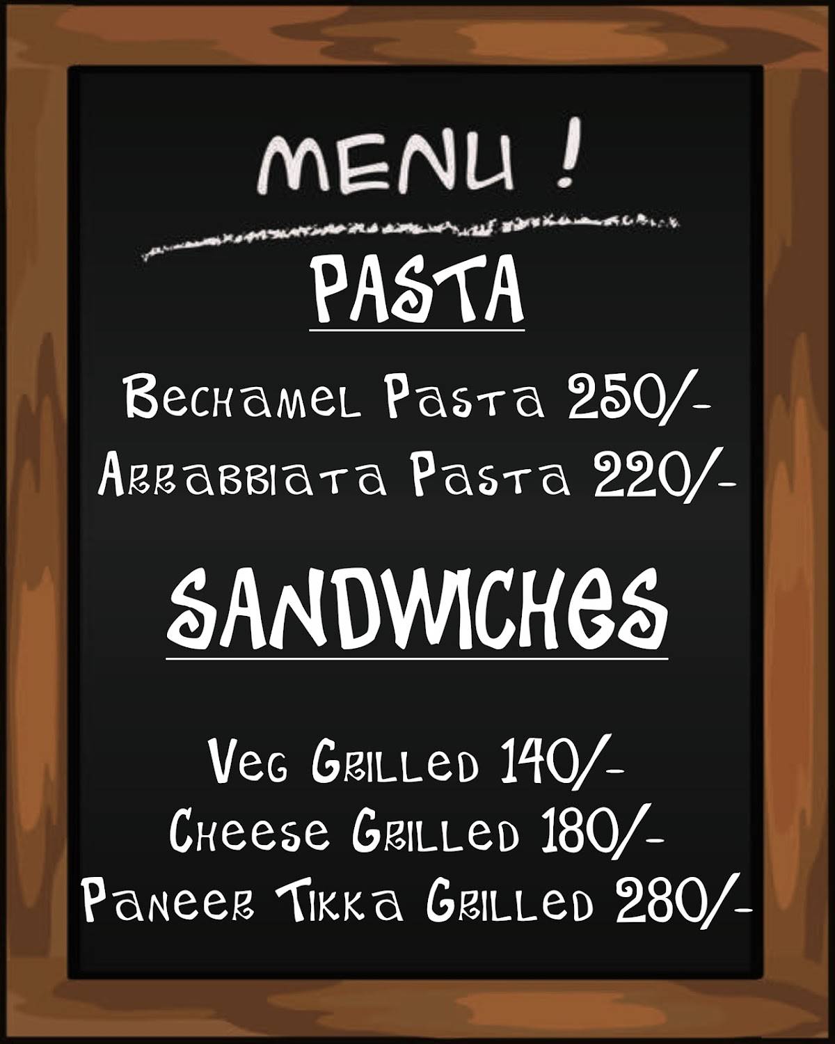 Menu at Standard Bakers & Fast Food, Dehradun, Shop no