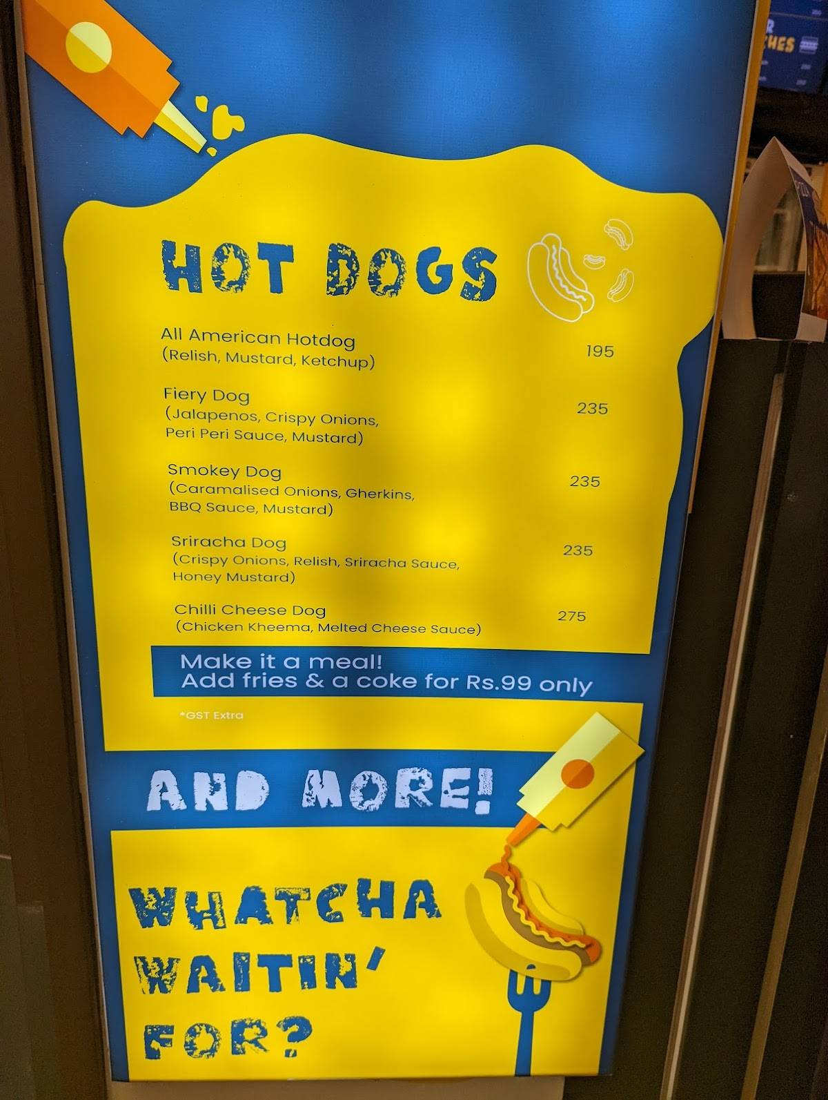 Menu at TOP DOG, Chennai, TF02