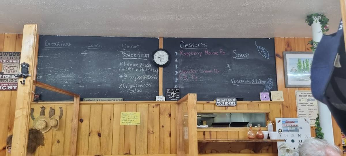 Menu at The Wright Diner restaurant, Depauville