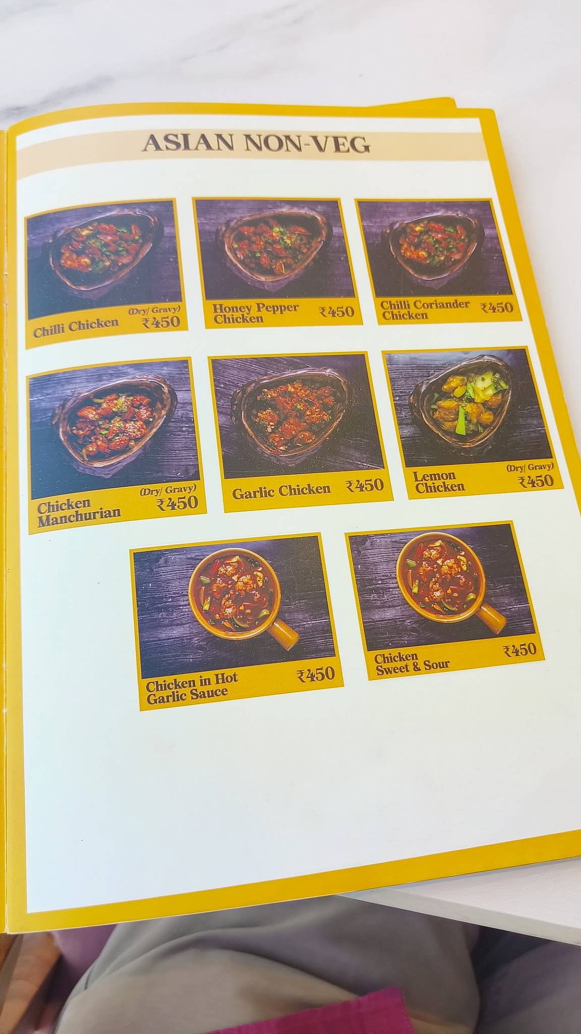 Menu at Sandoz Restaurant Mathura Road, New Delhi