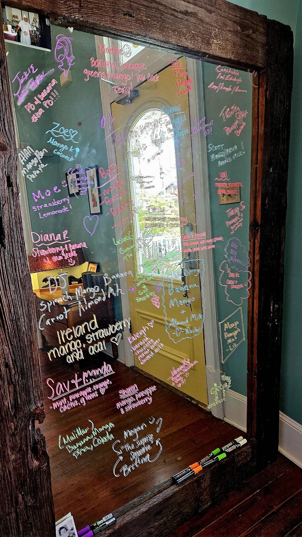 Menu at Smooth Tony's Juice & Smoothie Bar, Galveston