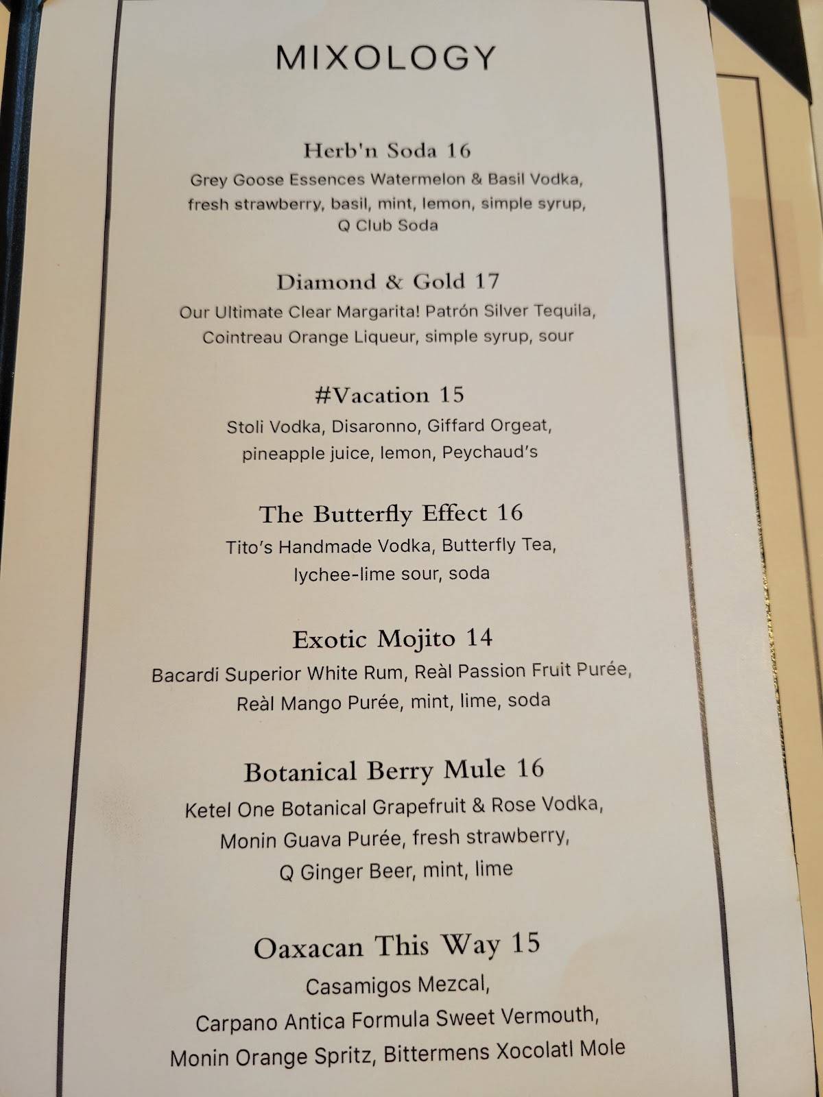 Menu at Stanley & Seafort's steakhouse, Tacoma, 115 E 34th St